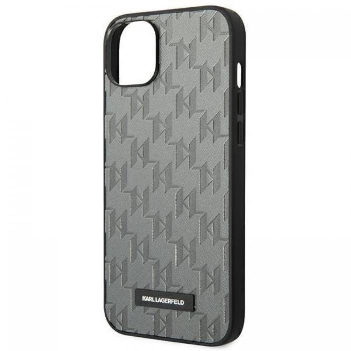 KARL LAGERFELD - Karl Lagerfeld iPhone 14 Skal Saffiano Mono Metal Logo - Gr