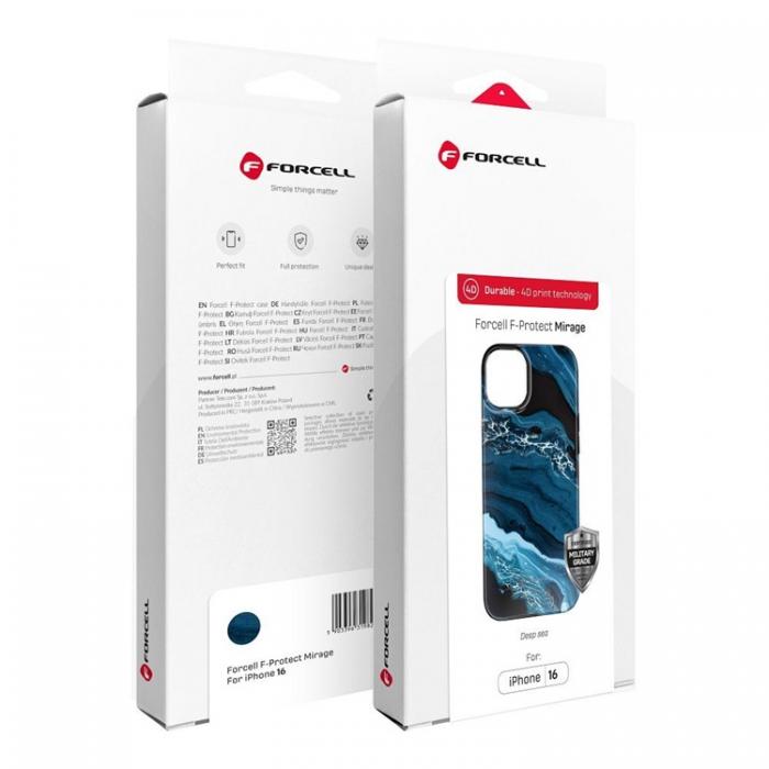 Forcell - Forcell iPhone 16 Pro Mobilskal MagSafe Mirage - Deep Sea