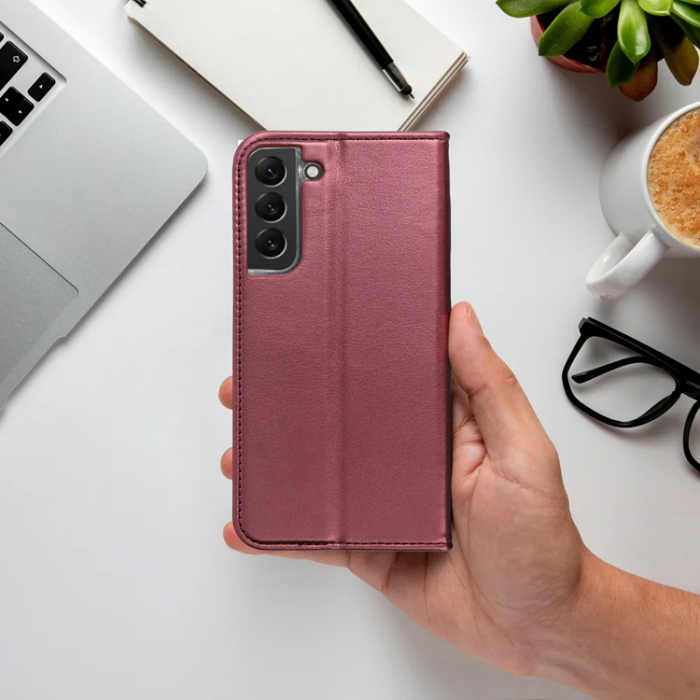 A-One Brand - Galaxy A36 Plnboksfodral Smart Magneto - Burgundy