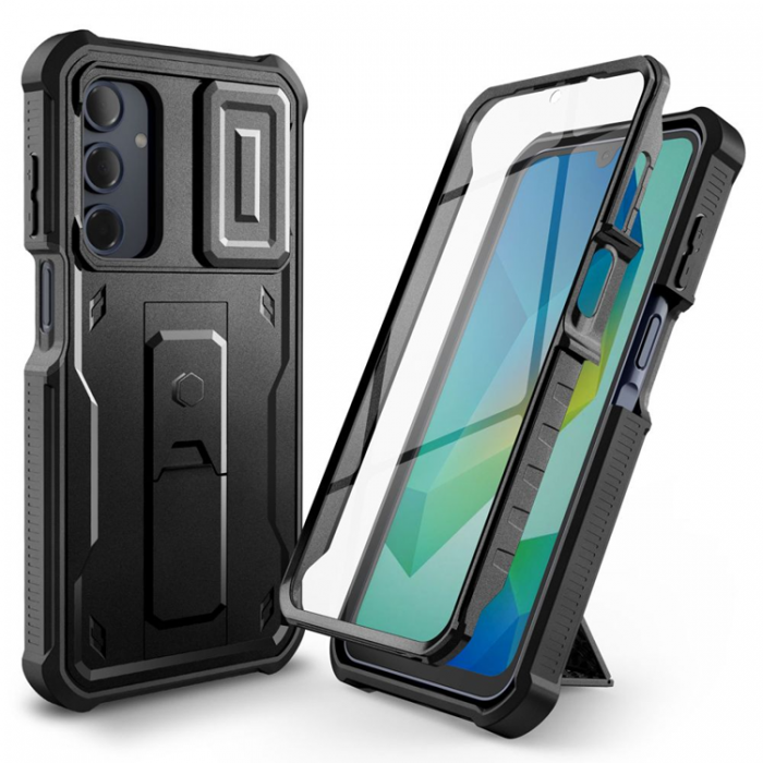 Tech-Protect - Tech-Protect Galaxy A16 4G/5G Mobilskal Kevlar Cam Plus - Svart