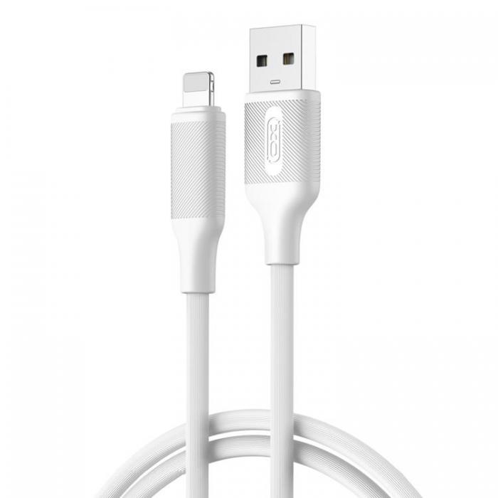 XO - XO USB-A Till Lightning Kabel 1m 2.4A NB265 - Vit