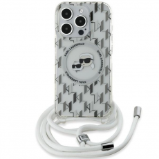 KARL LAGERFELD - Karl Lagerfeld iPhone 15 Pro Max Mobilskal MagSafe IML