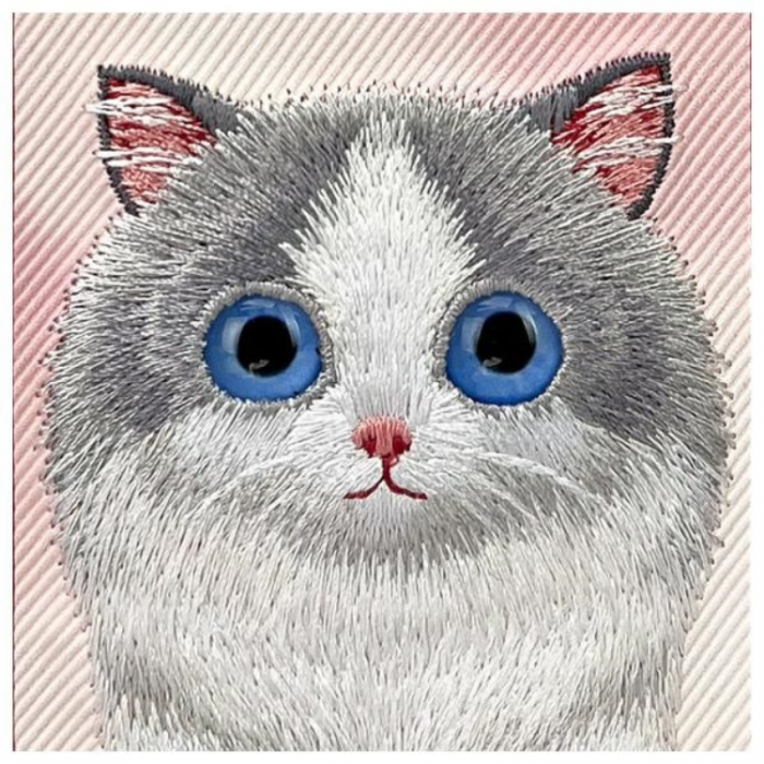 NIMMY - Nimmy iPhone 16 Pro Mobilskal Big Eyed Pet 2.0 Cat - Rosa