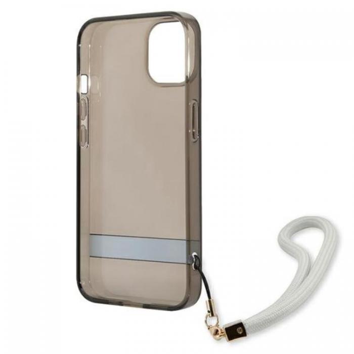 Guess - Guess iPhone 13 mini Skal Translucent Stap - Svart