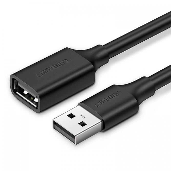 Ugreen - Ugreen Frlngning USB Hane Till USB Hona Kabel 3m - Svart