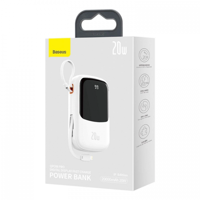 BASEUS - Baseus Powerbank 20000mAh 20W Qpow - Vit