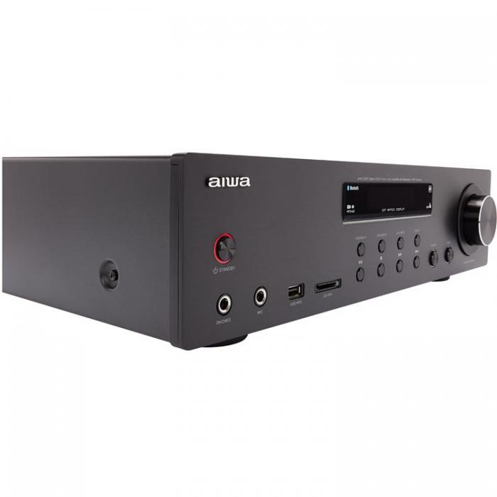 AIWA - Aiwa Frstrkare med Bluetooth 2 x 60 Watt RMS - Svart