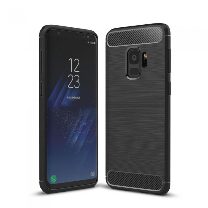 OEM - CARBON skal till Samsung Galaxy S9 PLUS Svart