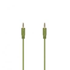 Hama - HAMA Ljud Kabel Flexi-Slim 3.5mm/0.75m - Guld/Grön