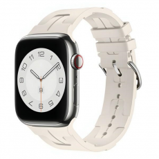 Beline - Beline Apple Watch (42/45/45/49mm) Armband Silikon Ultra - Starlight