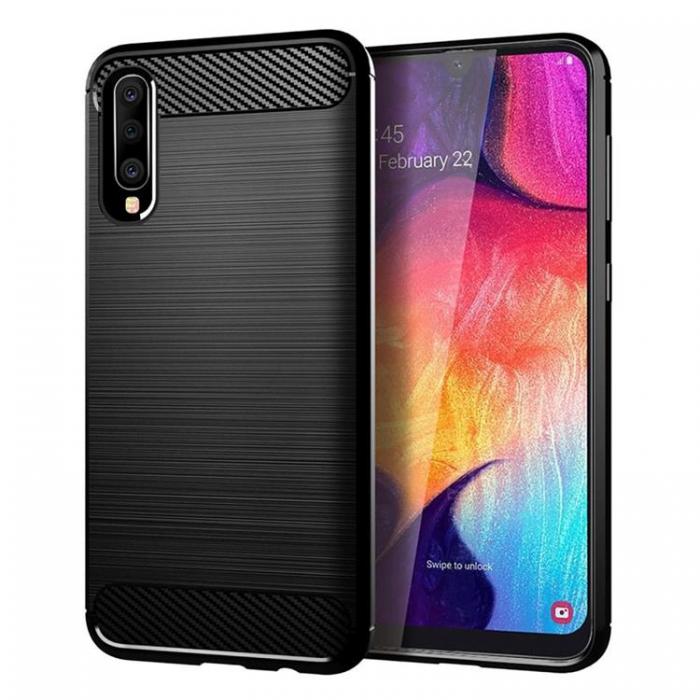 OEM - Forcell Galaxy A10 Skal Carbon - Svart