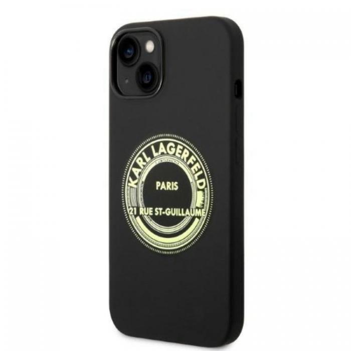 KARL LAGERFELD - Karl Lagerfeld iPhone 14 Plus Skal Silicone RSG - Svart