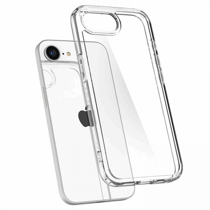 Spigen - Spigen iPhone 16e Mobilskal Ultra Hybrid - Crystal Clear