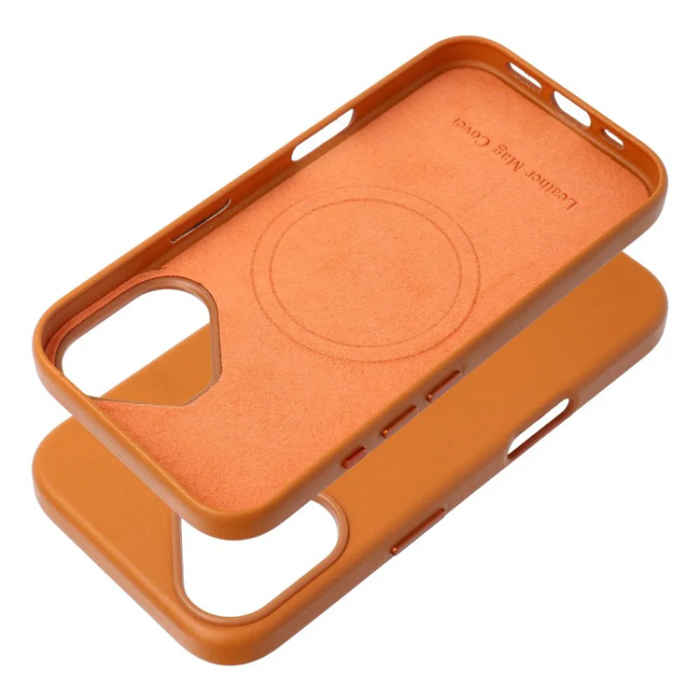 A-One Brand - iPhone 16 Mobilskal Magsafe Lder - Orange