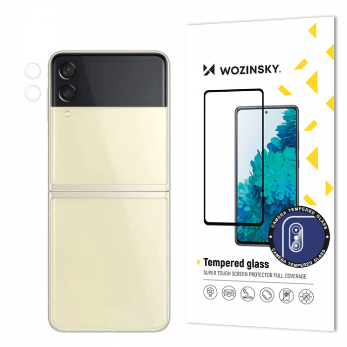 Wozinsky - Wozinsky Galaxy Z Flip 3 Kameralinsskydd hrdat glas 9H