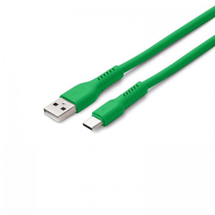 Colorum - Colorum USB-A till USB-C Kabel 1.8m 3A - Grn