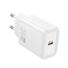 Hoco - HOCO Snabbladdare USB-C 30W N62 PD QC - Vit