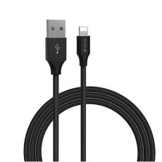 Devia - Devia USB Till Lightning 2m Kabel 2.1A Gracious EC412 - Svart