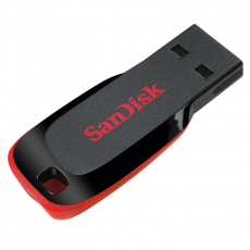 Sandisk - SanDisk USB-minne 32GB 2.0 Blade - Svart