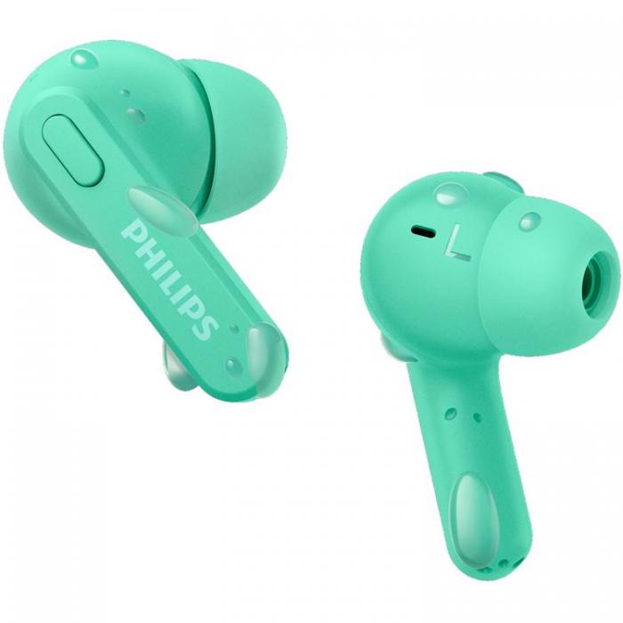 Philips - PHILIPS True Wireless In-Ear-Hrlurar, IPX4-Klass - Grn