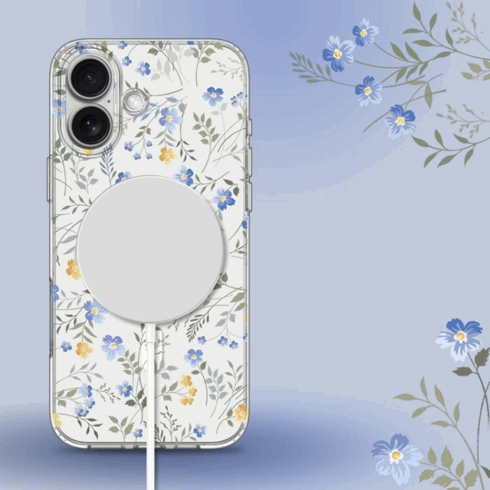 Tech-Protect - Tech-Protect iPhone 16e Mobilskal Magsafe Flexair - Spring Flowers