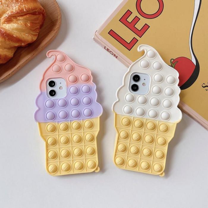 OEM - Ice Cream Skal iPhone 11 - Rosa/Lila