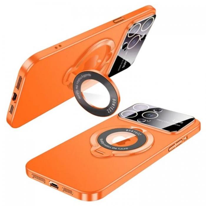 Taltech - iPhone 15 Pro Mobilskal Ringhllare - Orange