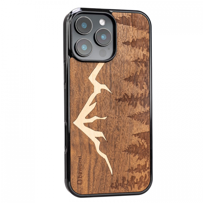 Bewood - Bewood iPhone 16 Pro Max Mobilskal Mountains Imbuia