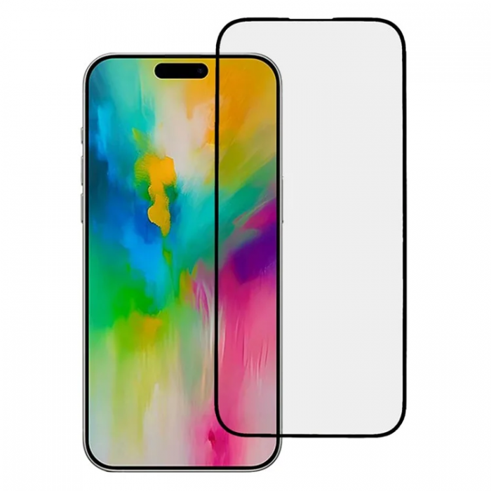 A-One Brand - iPhone 16 Pro Hrdat Glas Skrmskydd 9D Ceramic