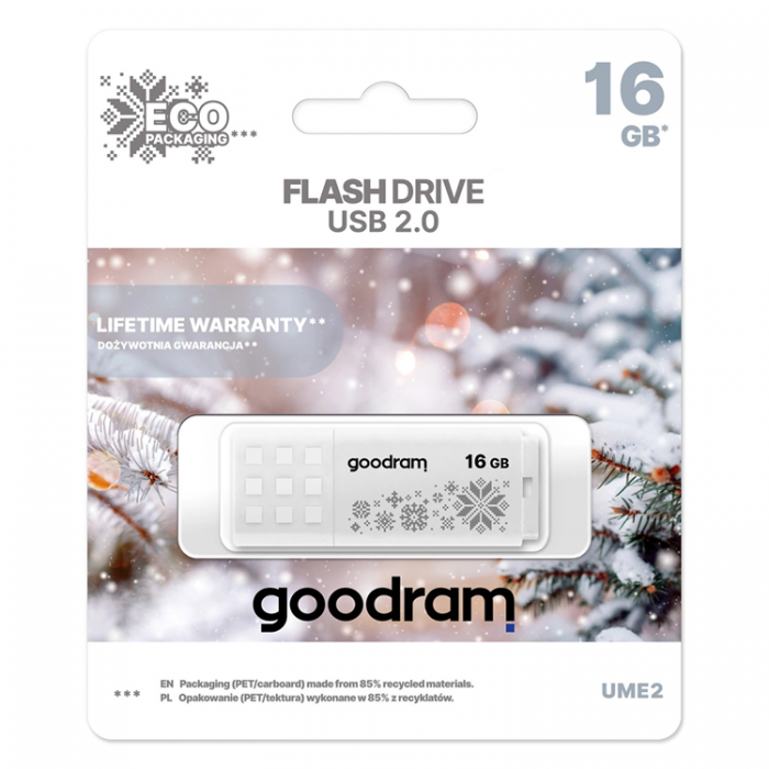 Goodram - Goodram 16 GB Flash Drive USB UME2 Winter