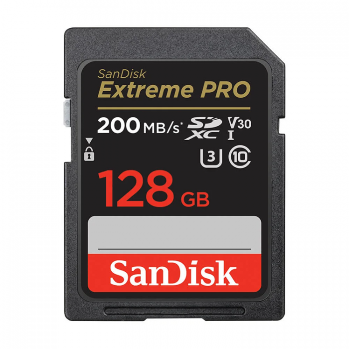 Sandisk - SANDISK SDXC Extreme Pro 128GB 200MB/s UHS-I C10 V30 U3