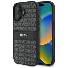 DKNY - DKNY iPhone 16 Mobilskal Texture Tonal Stripe - Svart