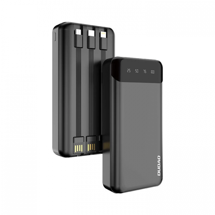 Dudao - Dudao Powerbank 20000mAh Capacious - Svart