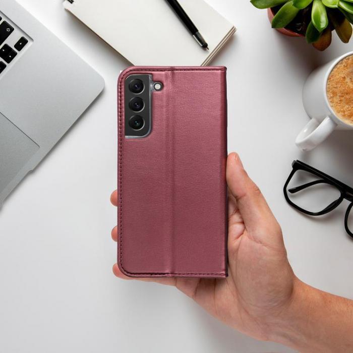 A-One Brand - Smart Magneto Plnboksfodral Fr Galaxy A34 5G - Burgundy