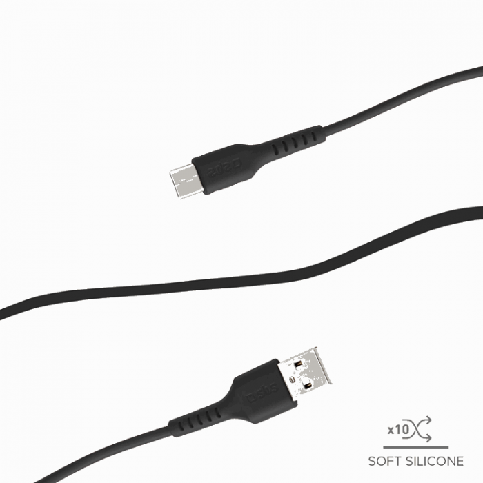 SBS - SBS USB-A - Micro-USB Kabel 2m - Svart