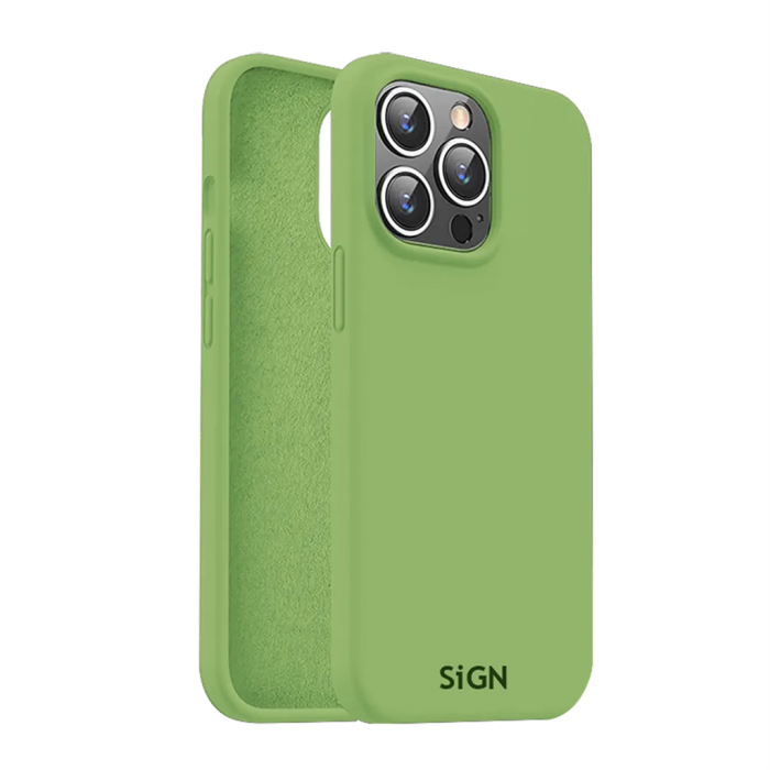 SiGN - SiGN iPhone 15 Pro Max Mobilskal Liquid Silikon - Grn