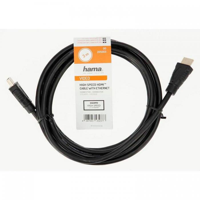 Hama - HAMA HDMI Kabel Guldplterad 3m