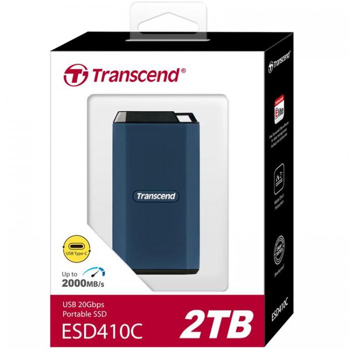 Transcend - Transcend Portabel Mini SSD USB-C 2TB - Marinbl