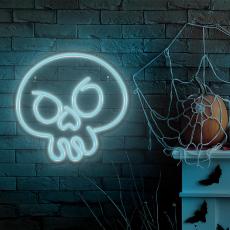 Forever Light - Forever Light Neon LED PLEXI GRAFFITI SKULL FPNE15 - Turkos