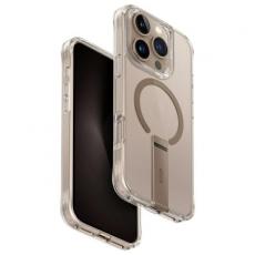 UNIQ - UNIQ iPhone 16 Pro Max Mobilskal Eleva Vertica Stativ - Taupe Guld