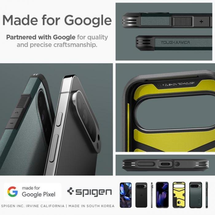 Spigen - Spigen Google Pixel 9 Pro XL Mobilskal Tough Armor - Abyss Grn