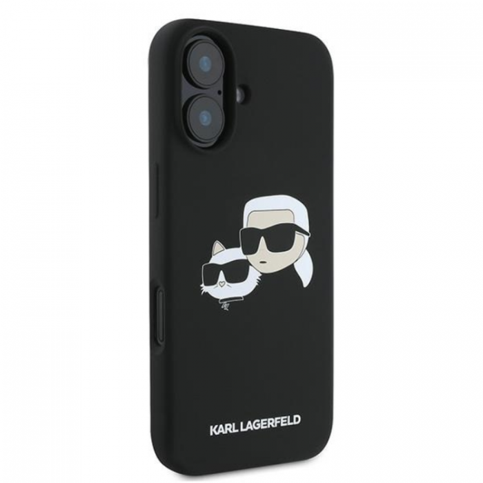 KARL LAGERFELD - KARL LAGERFELD iPhone 16 Plus Mobilskal Magsafe Double Heads