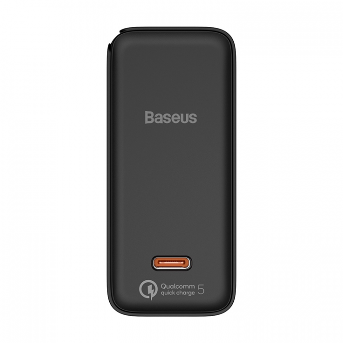 BASEUS - Baseus GaN2 Vggladdare 100W + USB-C Kabel - Svart