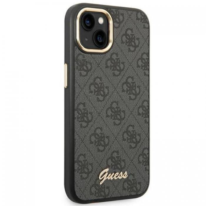 Guess - GUESS iPhone 14 Skal Vintage Gold Logo - Svart