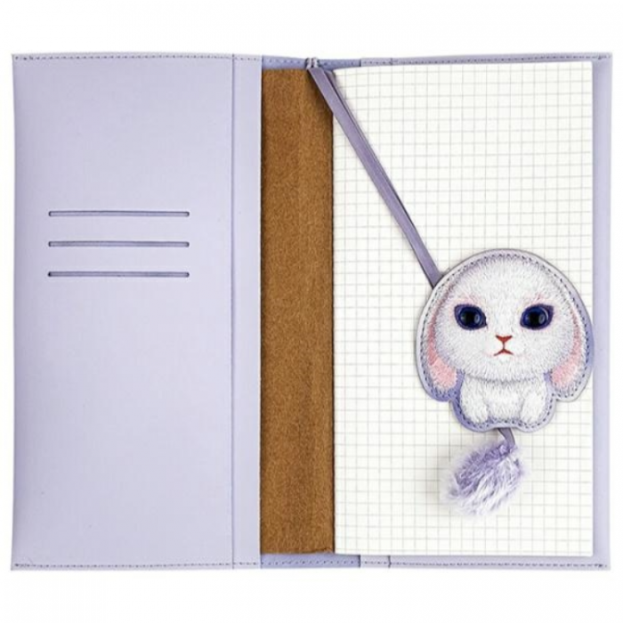 NIMMY - Nimmy Set 2in1 Notebook + Pen Big Eyed Pet 2.0 Rabbit - Lila