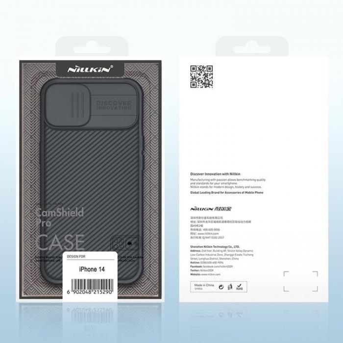 Nillkin - Nillkin iPhone 14 Plus Skal CamShield Pro (PC Och TPU) - Bl