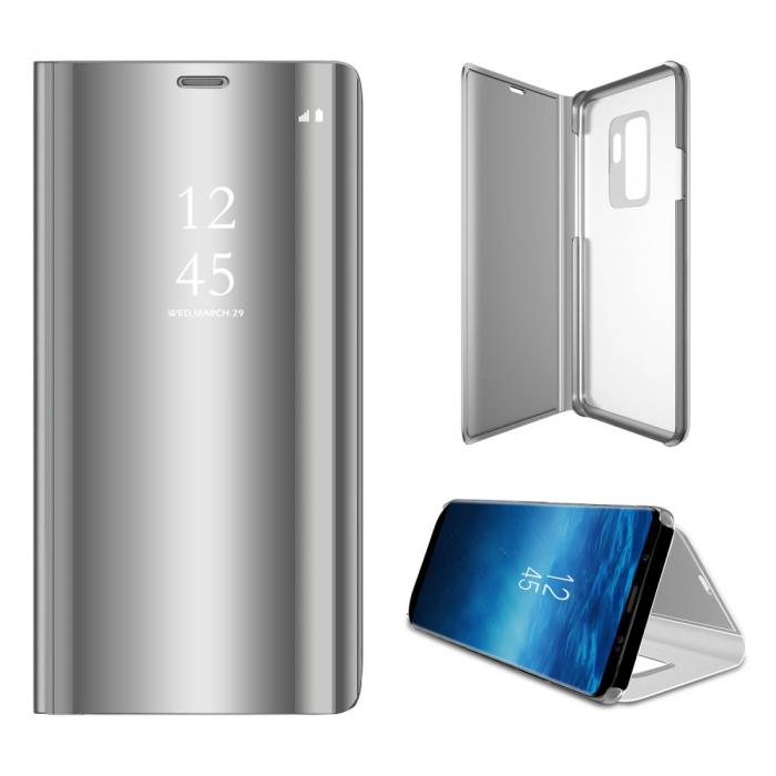 UTGATT4 - Mirror Surface fodral till Samsung Galaxy S9 Plus - Silver