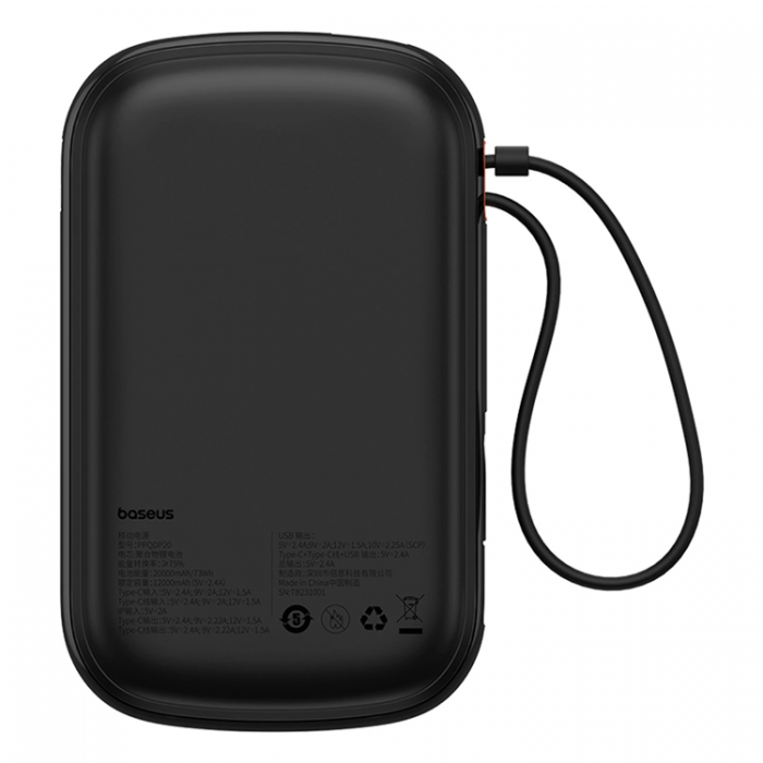 BASEUS - Baseus Powerbank 10000mAh 22.5W Qpow Pro Plus - Svart