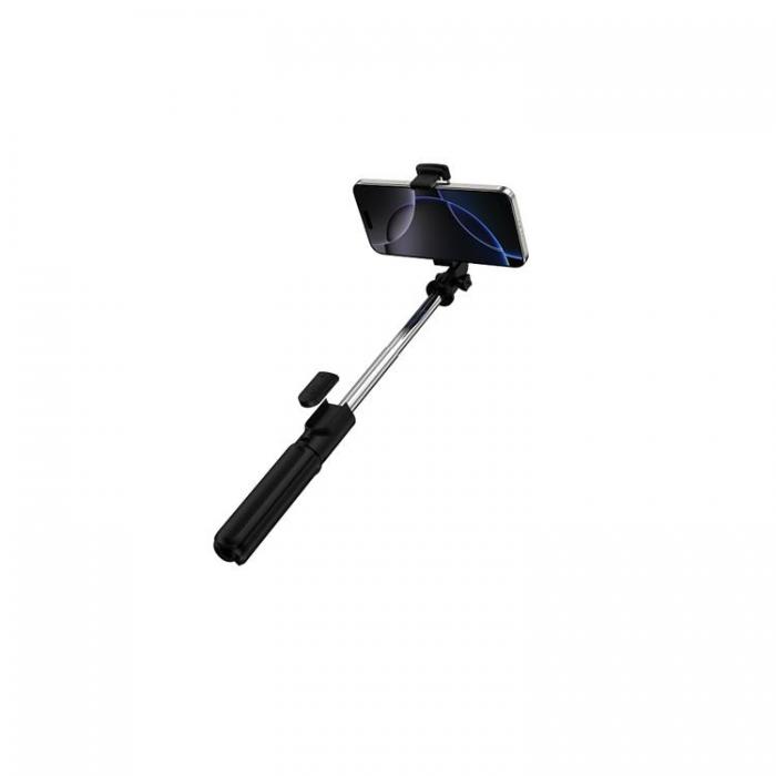 Devia - Devia Selfiestick Bluetooth Stativ ES083 - Svart