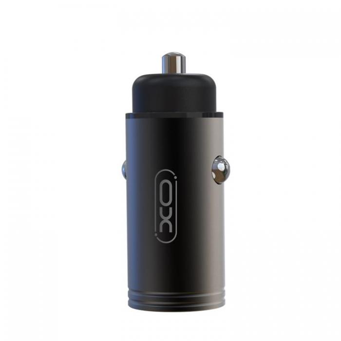 XO - XO Billaddare 1x USB QC 18W CC39 - Svart